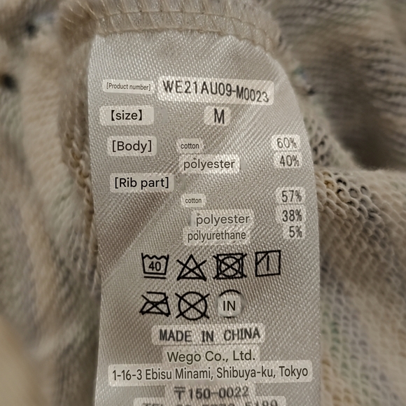 Striped Multicolor Men's Sweater Size Medium - Picture 6 of 6